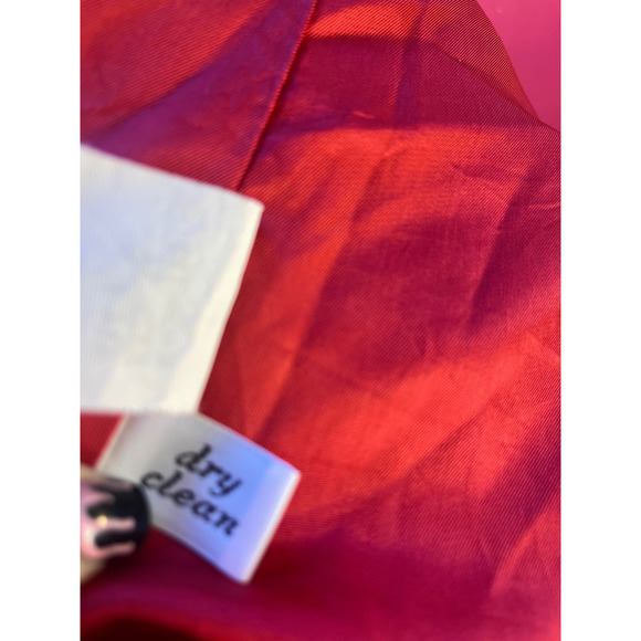 Vintage 80s 90s Pendleton Red Wool Blazer with Crest XL - Picture 5 of 6